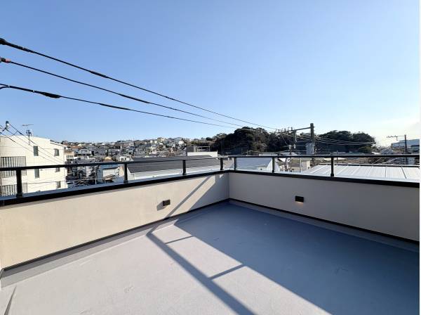 360°見渡せるルーフバルコニー