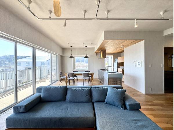 LDKは広さ約26帖のゆったり空間