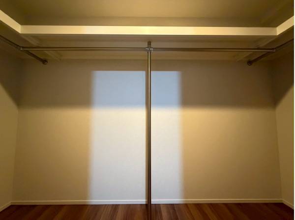 お部屋には大容量のWIC！