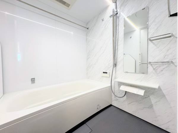 1日の疲れを癒すバスルーム