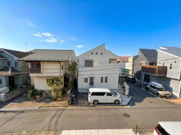 バルコニーからの眺めです！