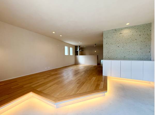 約21帖の広々としたLDKスペース