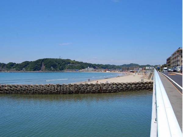 150m付近の海岸線