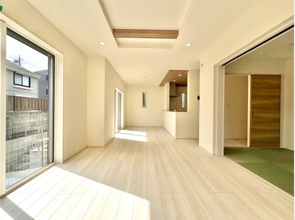 日当たり良好な1階リビング