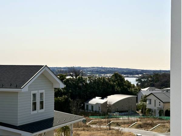 海を遠望しました。