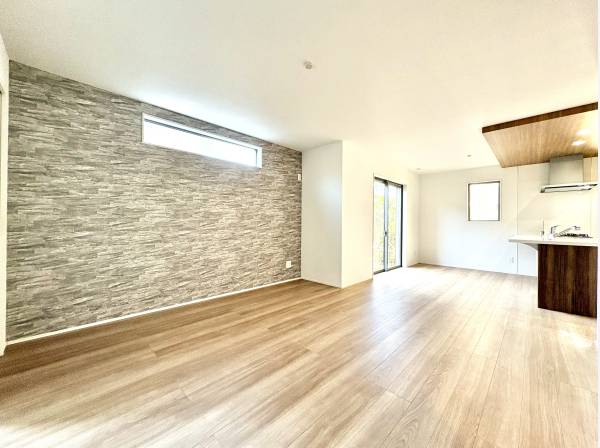 明るく開放的なリビングです。