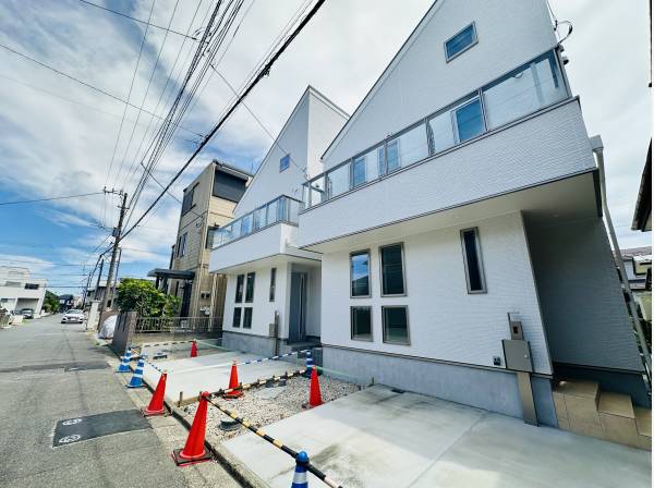 全2棟での販売で対象地は右側のA棟/早くもラスト1棟になりました！