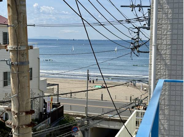 海を眺める現地です。