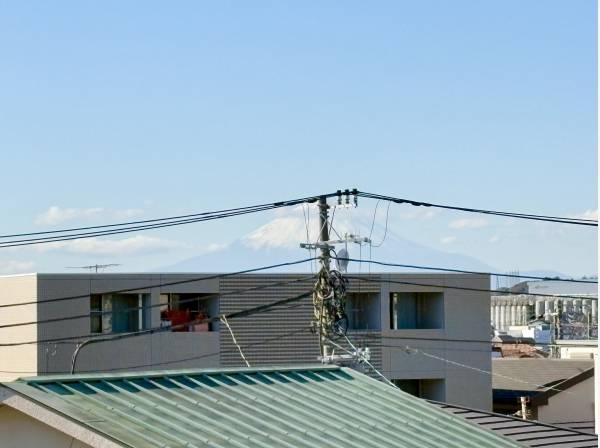 天気が良いと富士山も眺望できます
