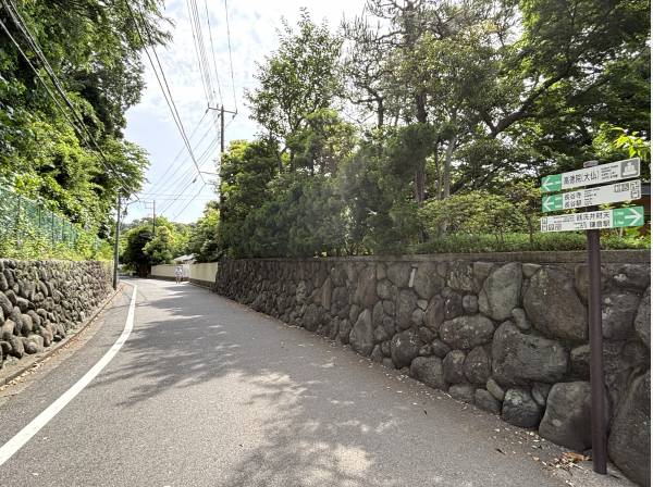 長谷方面から鎌倉駅へと抜けて行く道から１本入った静かな環境