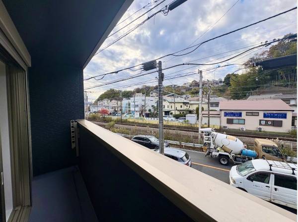 バルコニーからの眺望！