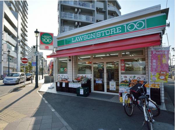 ローソンストア100茅ヶ崎十間坂店　約170ｍ(徒歩3分)