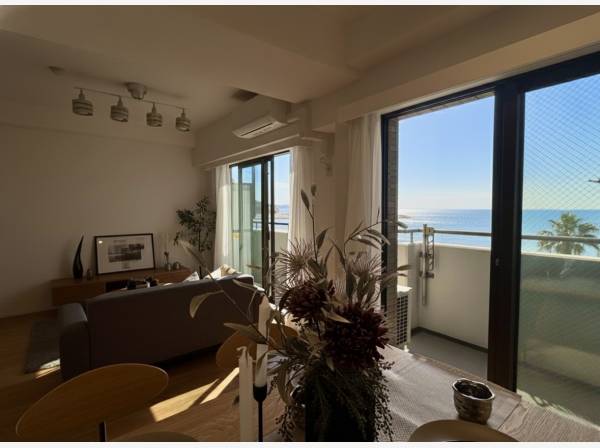 ダイニングからも海が見えます