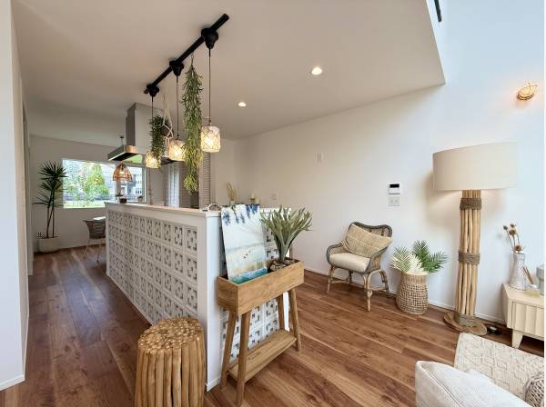 湘南らしいお洒落な花ブロック！