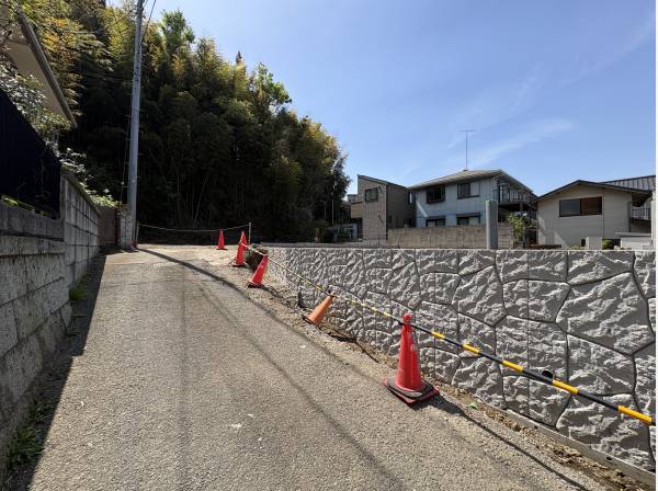 現地は綺麗に造成され、雰囲気の良い一角に