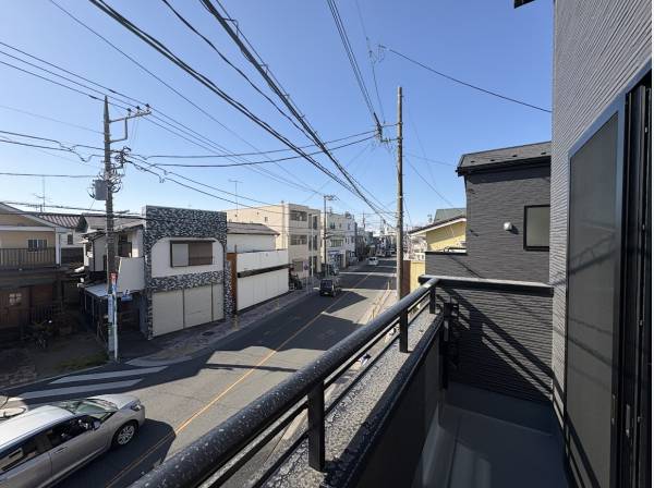 日当たりの良いバルコニー