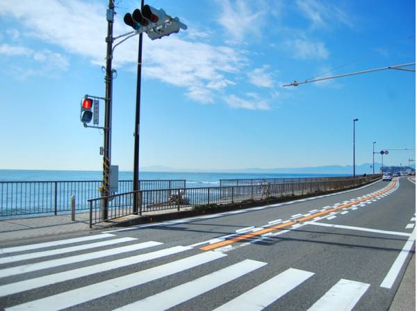 海までは約900ｍ