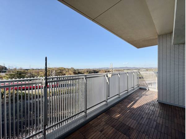 L字型のワイドバルコニー