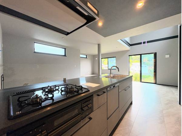 お洒落なアイランドキッチン