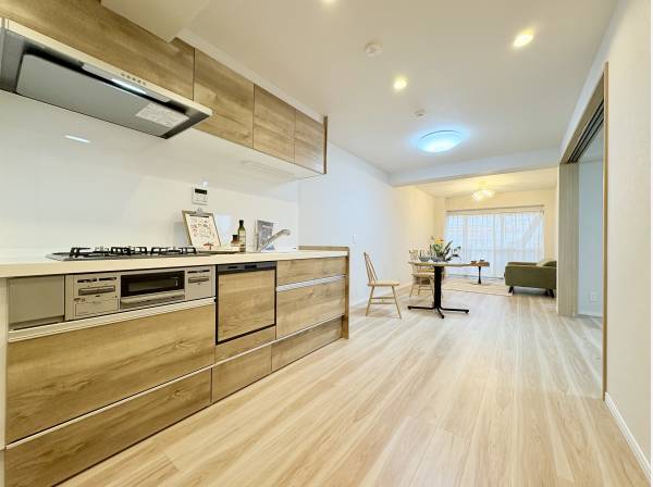 14.6帖のLDK広々とした空間です