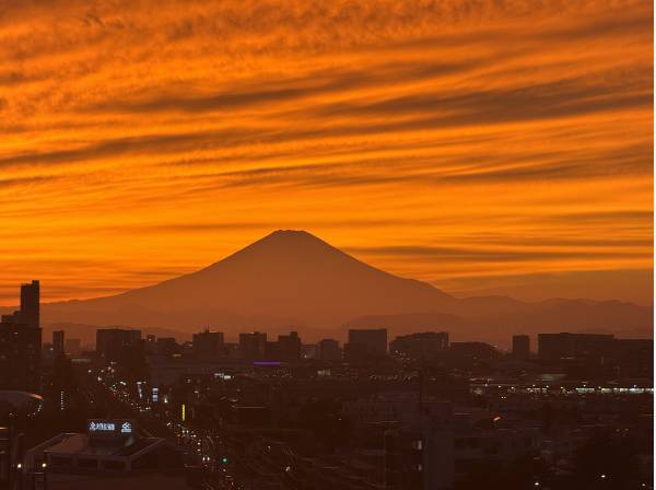 富士山はこのサイズ感でご覧いただけます