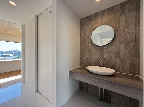 お洒落な造作洗面台