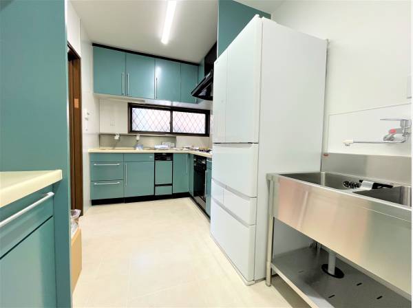 食洗器付きキッチンの他、専用流し台や収納カウンターを装備！