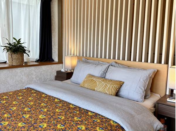 落ち着きのあるベットルーム