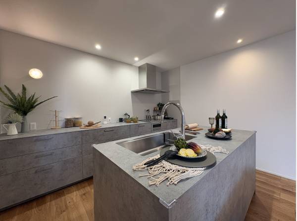 グラフテクト社のオープンキッチン