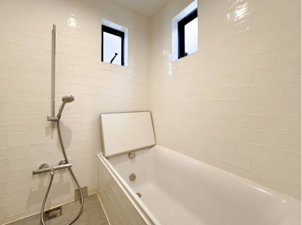 2か所あるバスルームのデザインがとにかく可愛らしい♪