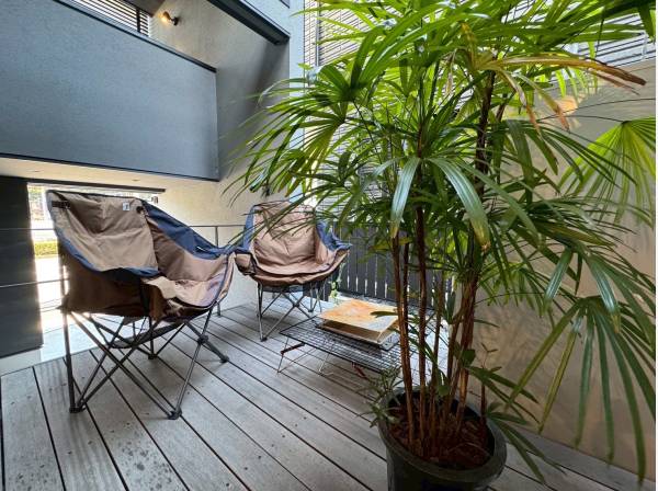 テラススペースでプライベート時間を！