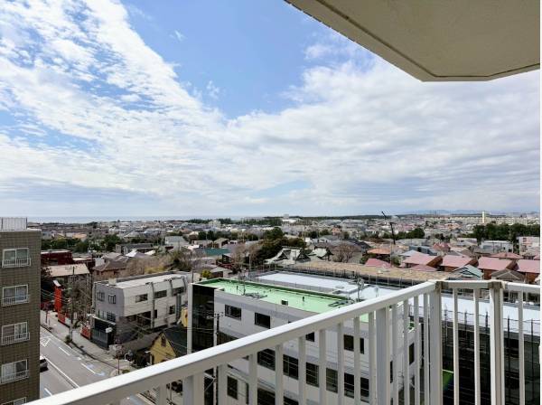 バルコニーからも抜けた眺望