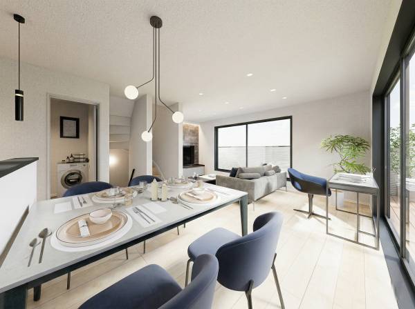 窓が多く開放的な空間※イメージパースになります