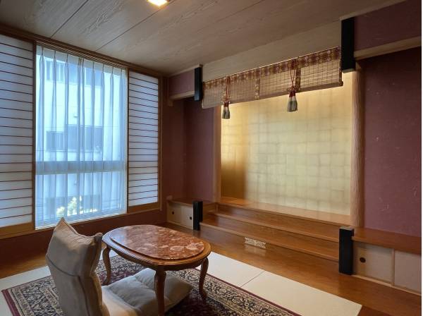 それぞれのお部屋に素敵なコンセプト！こちらは和のテイスト！