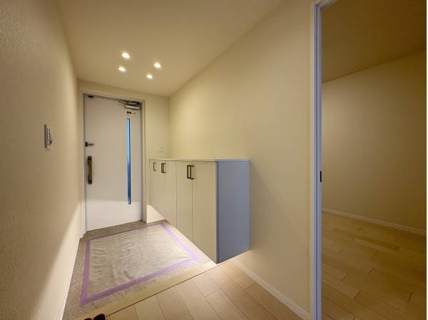 玄関もゆとりのスペース