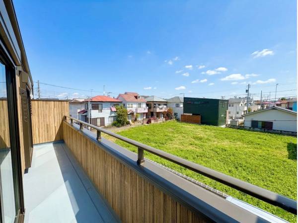 バルコニーは風通し良好！