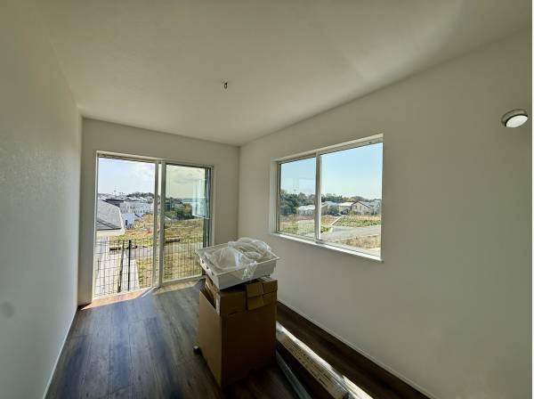 クローゼット完備の居室