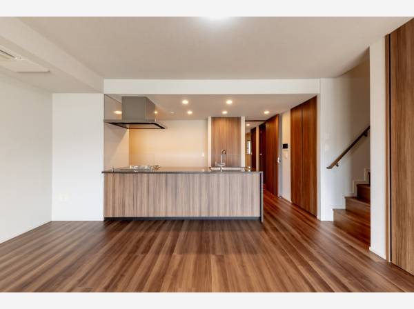 料理をしたくなる対面式キッチン