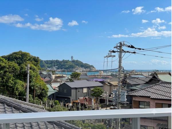 江ノ島と海も見えました！天気が良い日は富士山も望みます♪