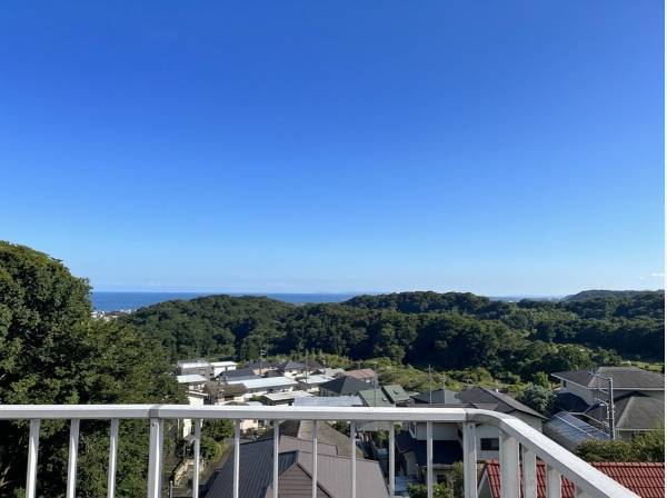 海を遠望します