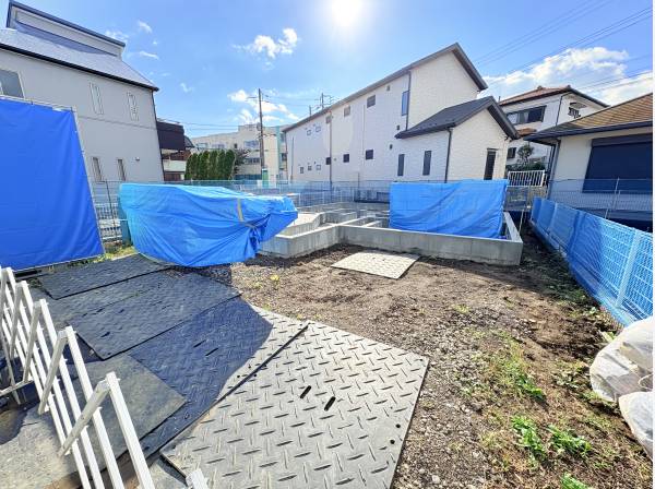 現地、早くも最終１棟！