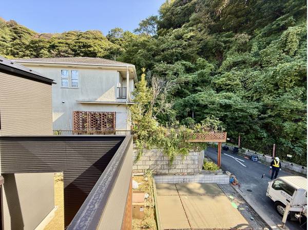 ２階バルコニーからの眺望