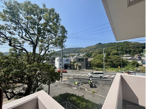 2階部分からでも自然を感じます