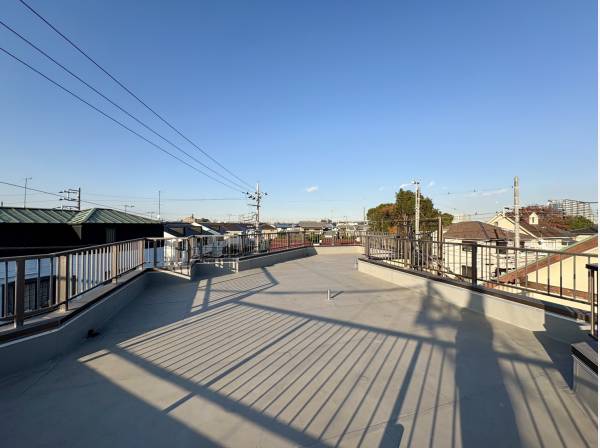 広いルーフバルコニー！