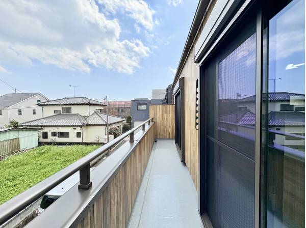 日当たり良好バルコニースペース