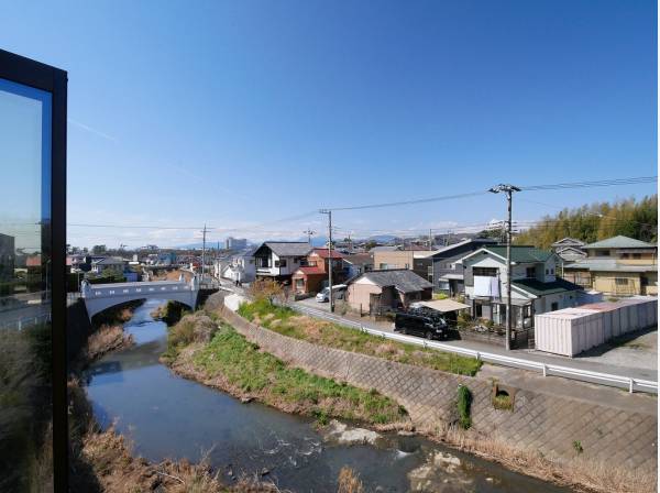 富士山を望むリバーサイドの穏やかな住環境