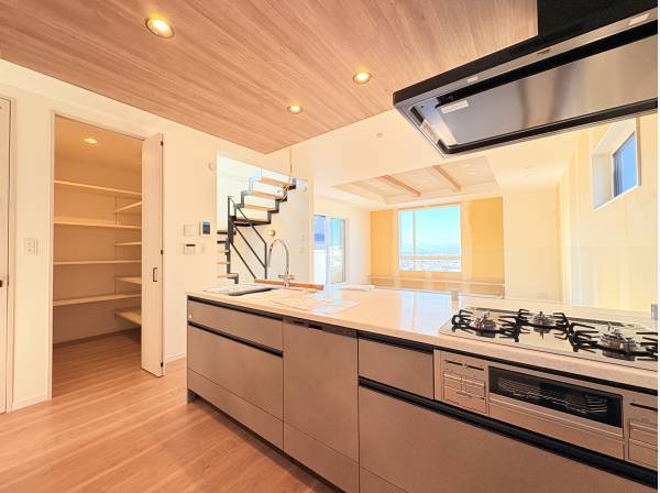 キッチンスペース、パントリーも