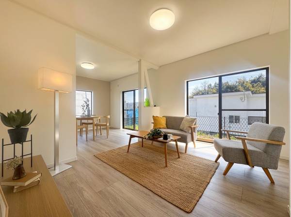 お庭の緑に癒されるくつろぎスペースとなるでしょう