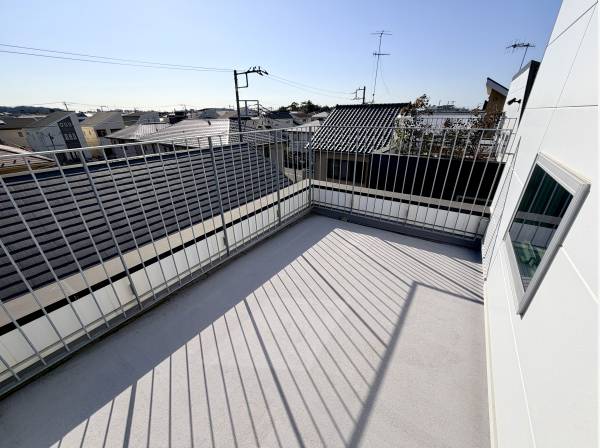 屋上テラス周辺を一望できます