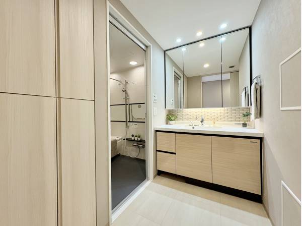 お洒落なサニタリースペース